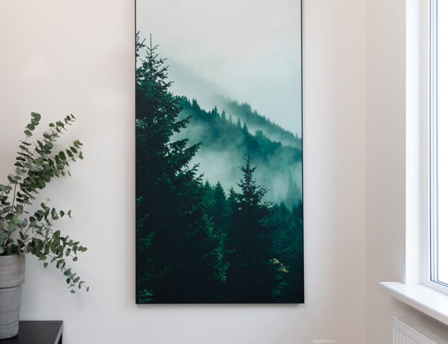 Textielframe met print