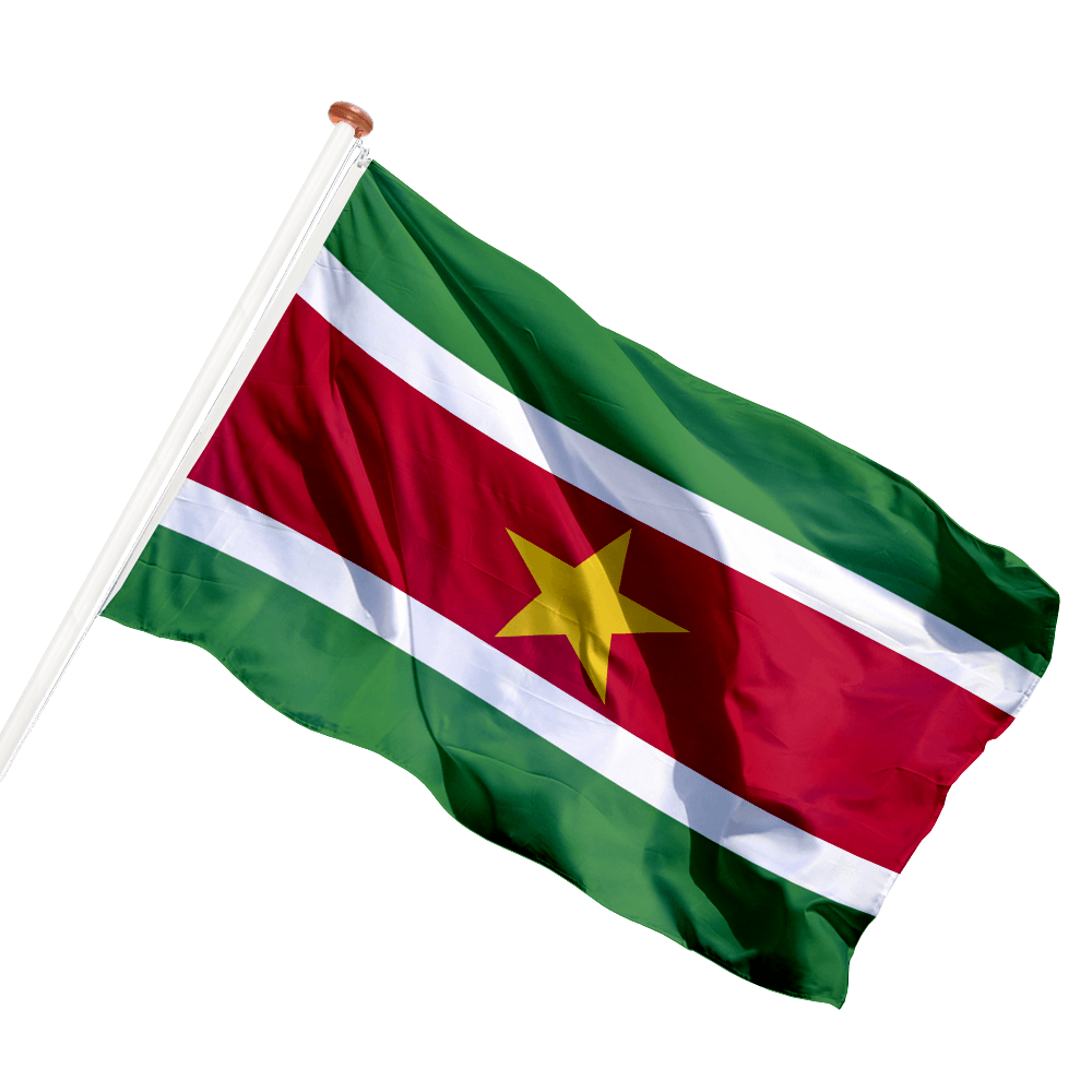 dwaas Televisie kijken vals Vlag van Suriname eenvoudig bestellen • Top kwaliteit, beste service!