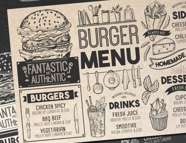 Placemats met print